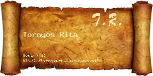 Tornyos Rita névjegykártya
